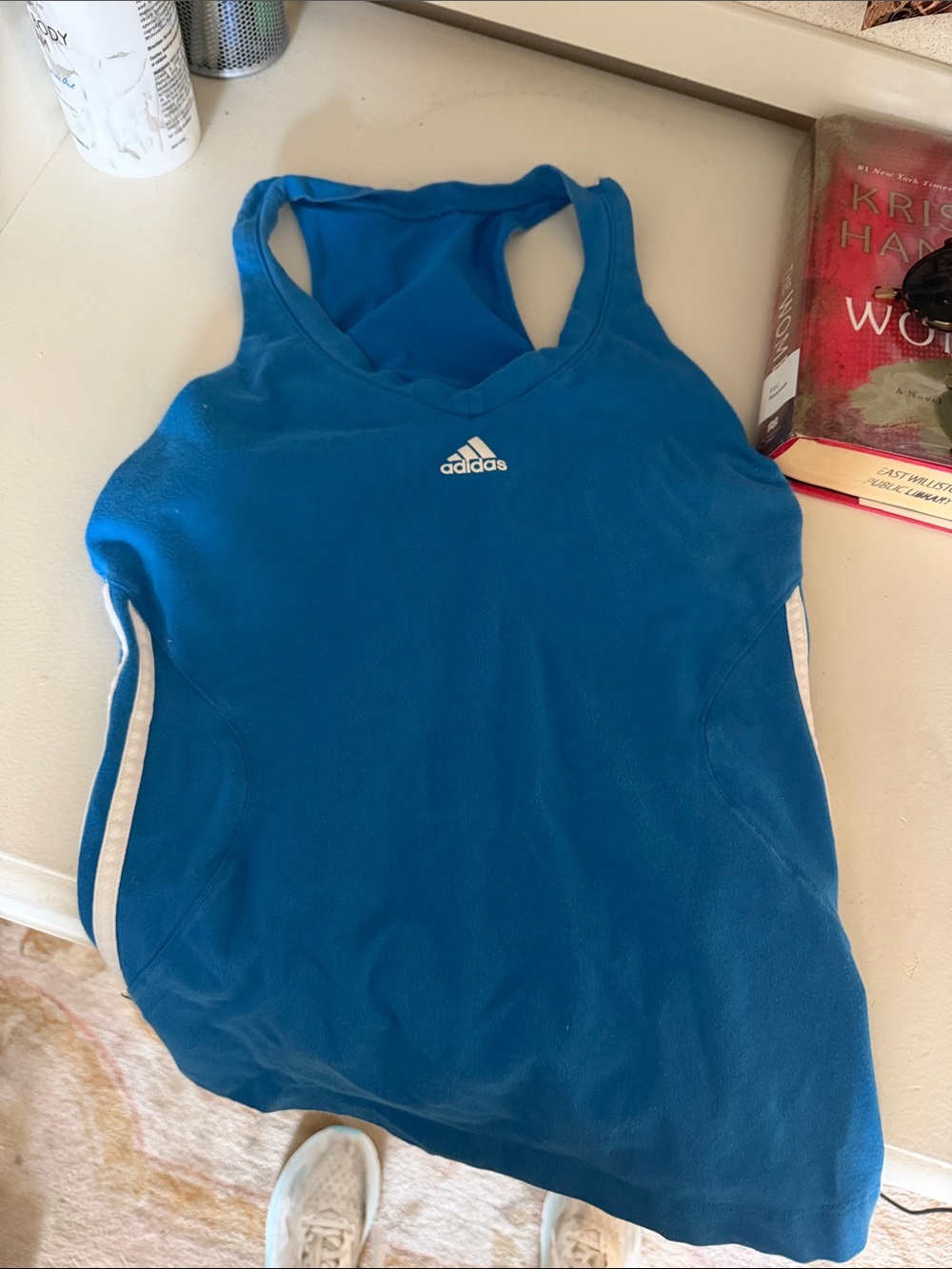 Adidas Workout Tank Blue Size Medium - Picture 2 of 6